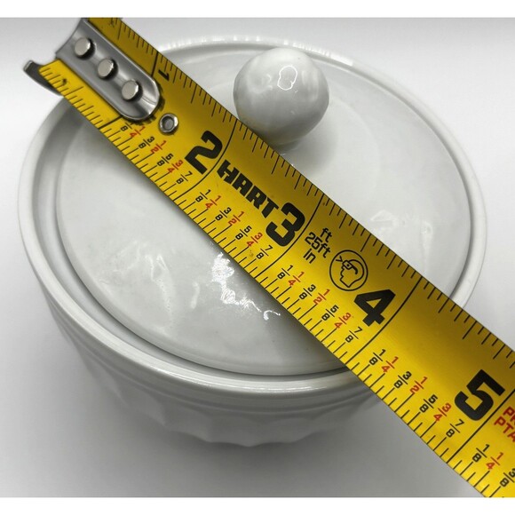 Coventry Fine Porcelain Parthenon Sugar Bowl w/ Lid & Coffee Mug Set White - Picture 13 of 15